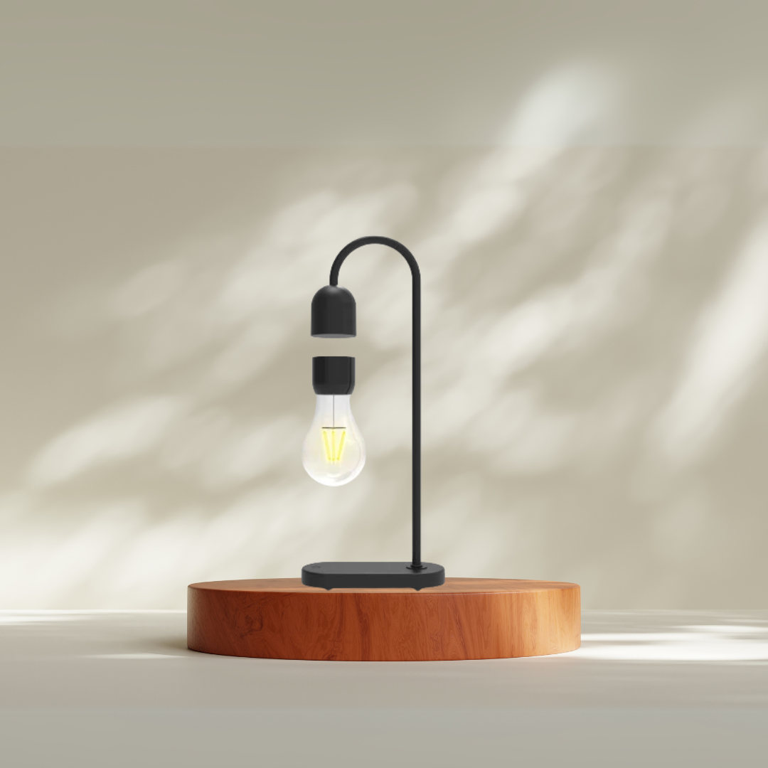 Floating LED lamp for home or office decor