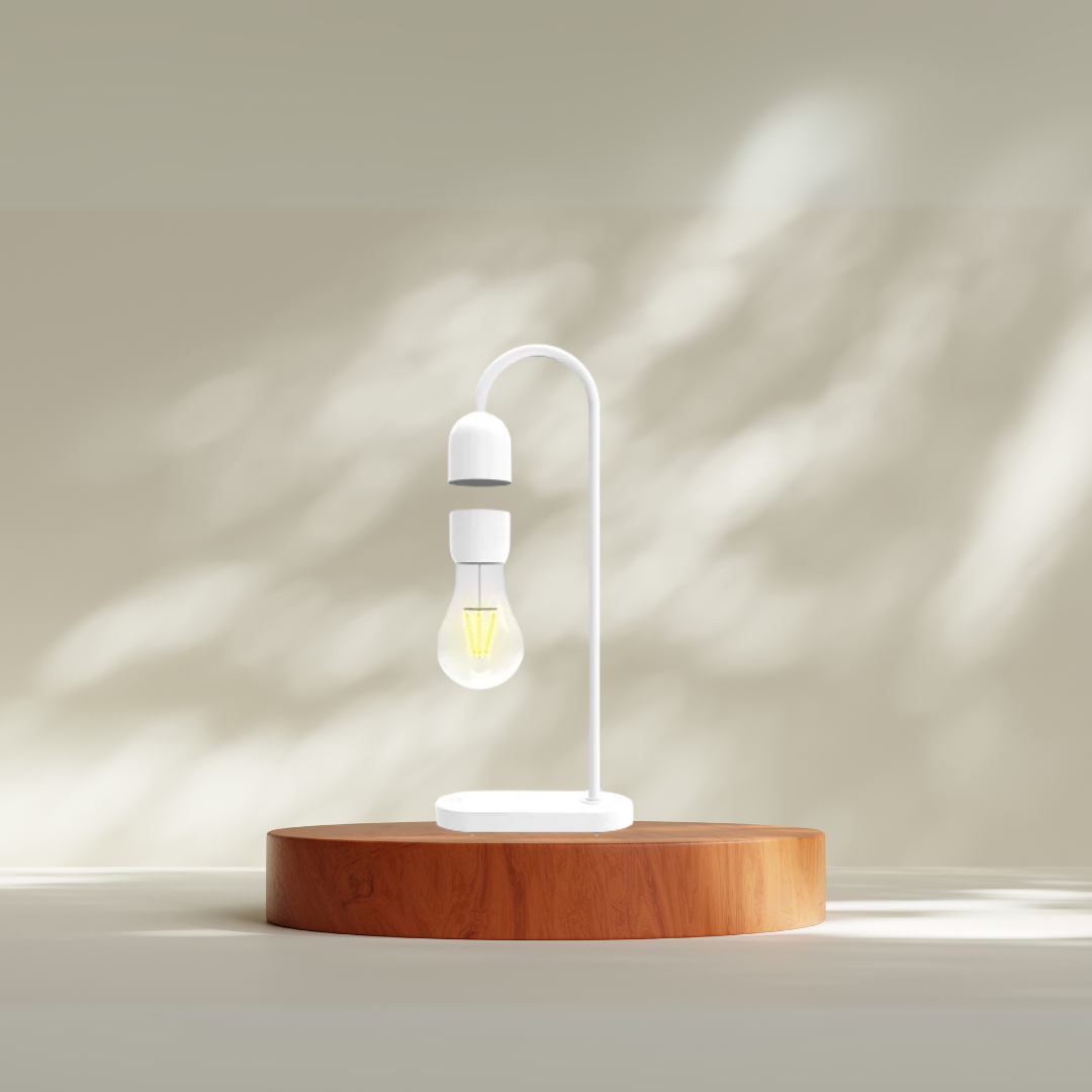 Floating LED lamp for home or office decor
