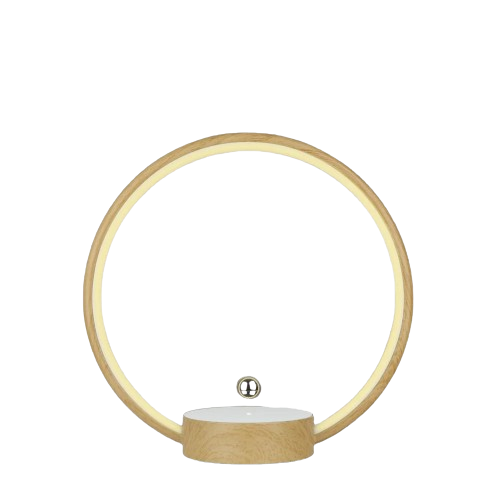 Circlo_Ring_Lamp_Electro magnetic lamp. Light brown color