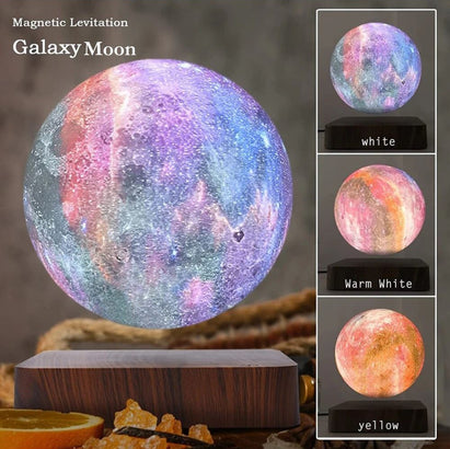 LEV Galaxy Moon™ - Levitating Galaxy Moon Lamp