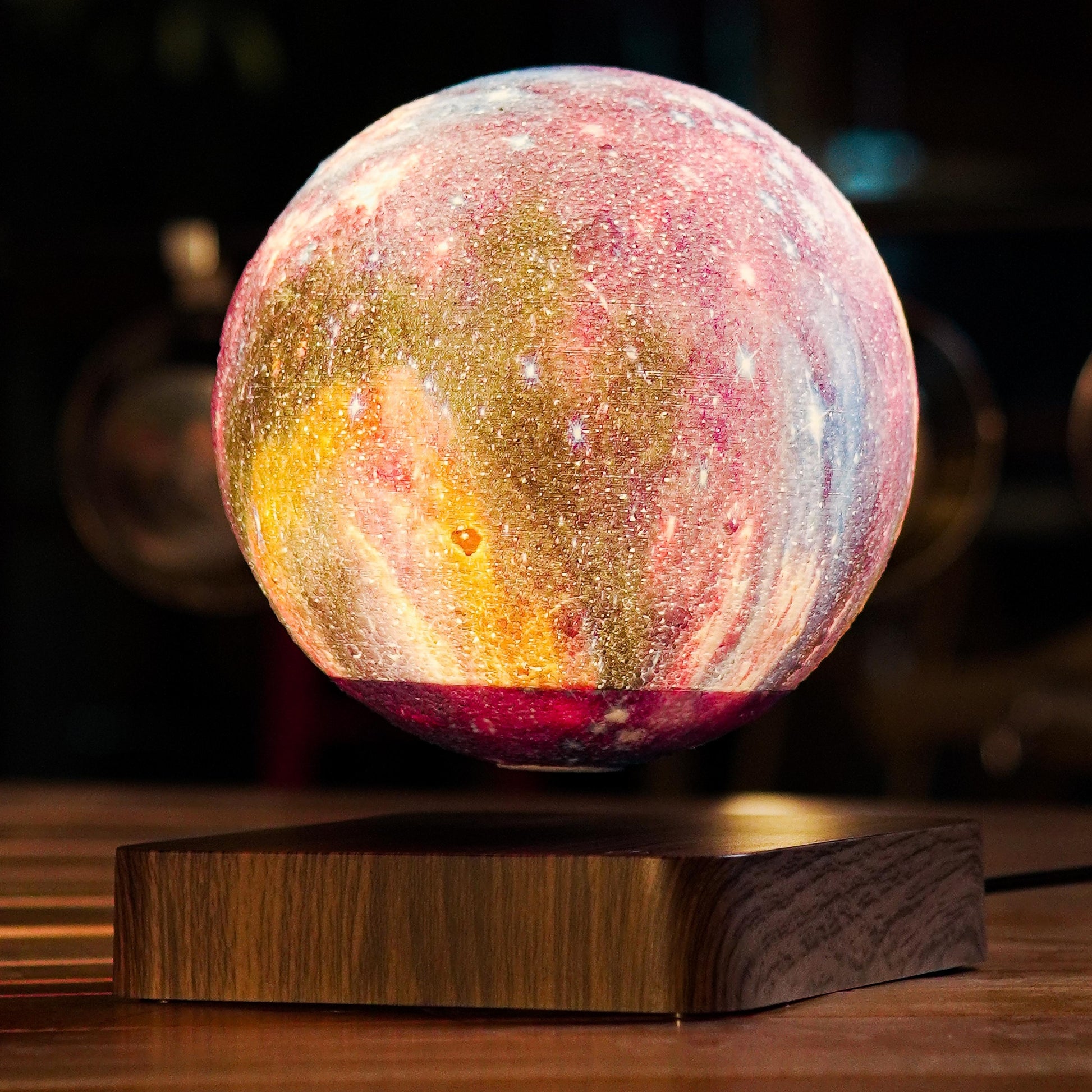 Lampe de lune colorée à lévitation magnétique  Lampe lunaire flottante  sans fil – AllyciaStore
